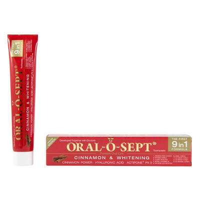 ORAL-O-SEPT zubní pasta CINNAMON & WHITENING 75ml, Cinnamon