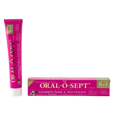 ORAL-O-SEPT zubní pasta Coconut Ice Touch & WHITENING 75ml - 1