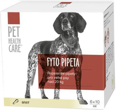 PET HEALTH CARE Fytopipeta pes od 20 kg 6x 10 ml