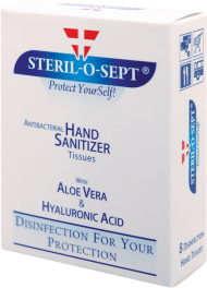 STERIL-O-SEPT Hand Sanitizer - krabička 8 x 2,1g