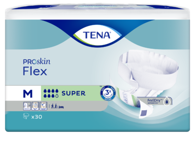 TENA Flex Super Medium ink.kalh.s pásem 30ks724230, Medium 724230 - 1