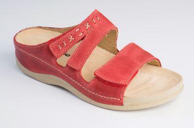 TÝNA dámský pantofel, vel.41 - červená, vel. 41