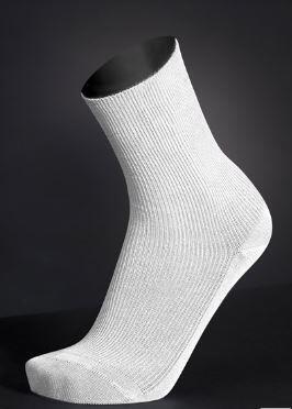 MAXIS Ponožky BIO bavlna žebrované vel.28-29 bílá, vel. 28-29