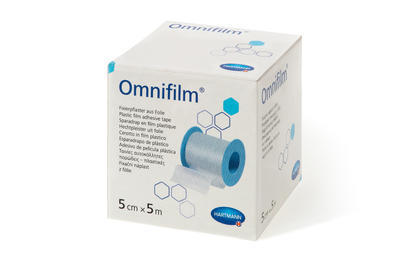 Náplast Omnifilm porézní fólie 5cmx5m 1ks, 5 cm x 5 m / 1 ks - 1