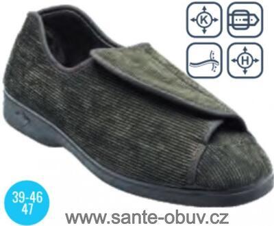 Pánské zdravotní papuče AB/10633 MARON, Santé - 1