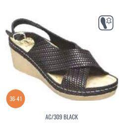 AC/309 black dámské sandály vel. 38