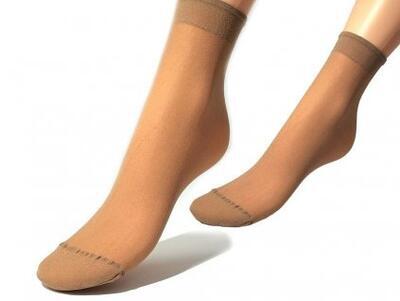 Silonové ponožky s citlivým svěrem lemu