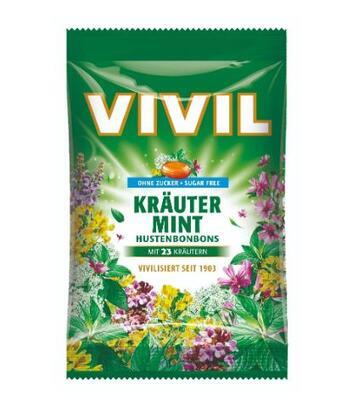 VIVIL Byliny - 23 druhů + mentol bez cukru 60g