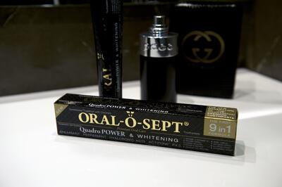 ORAL-O-SEPT zubní pasta QUADRO POWER WHITENING 75 ml - 2