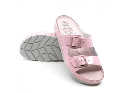 Dámské zdravotní pantofle HAPPY baby pink, Batz - 3