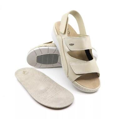 Dámské zdravotní sandály TILDA beige, Batz - 3