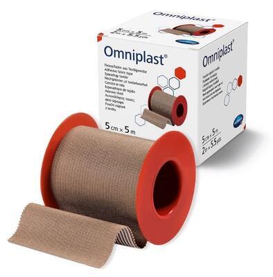 Náplast Omniplast textilní 5cmx5m 1ks, 5 cm x 5 m - 3